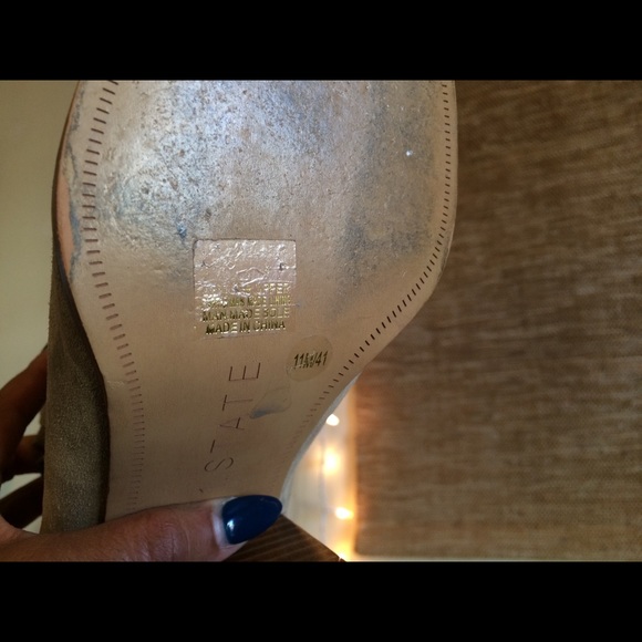 1. State Camel Colored “Jemore” Booties, size 11M - Picture 9 of 16